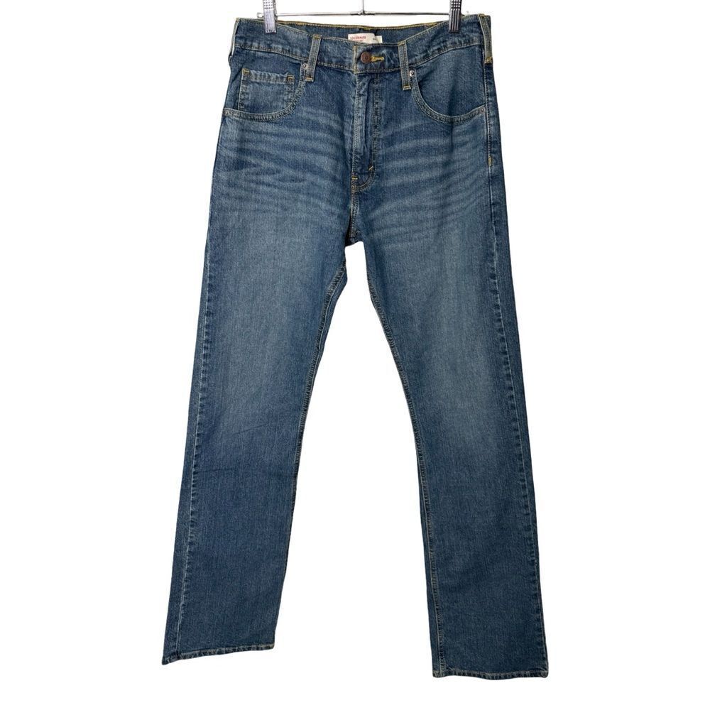 Levi Strauss Signature Men's Blue Bootcut Jeans Size 32x34